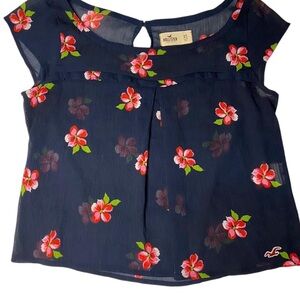 Hollister Floral Blouse  Top